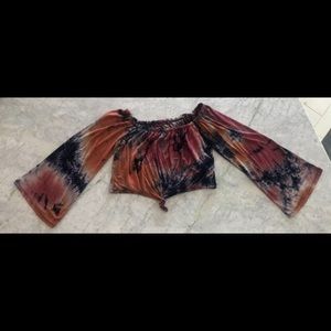 🛍UK2LA off shoulder crop top